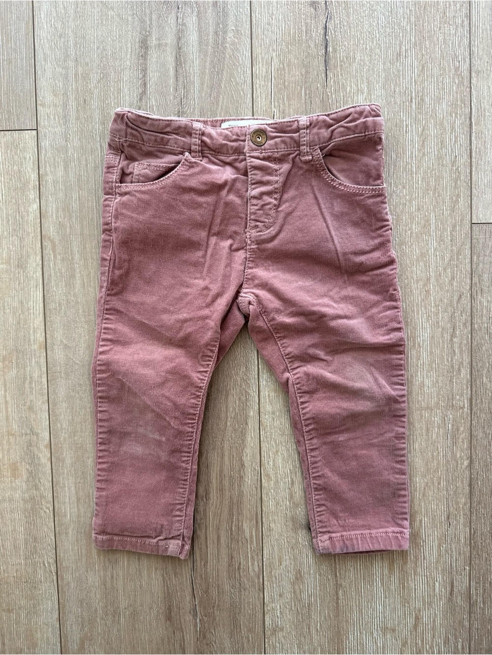 Zara Dusty Pink Corduroy Kids Pants